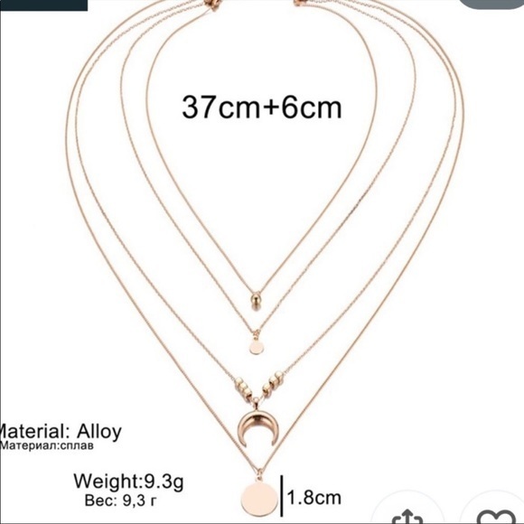 Boho multilayered necklace - Picture 7 of 9